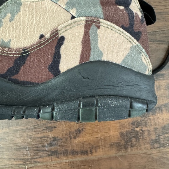 Air Jordan 10 retro woodland camo Mens shoes size 11.5/mens  310805 201 main image 10